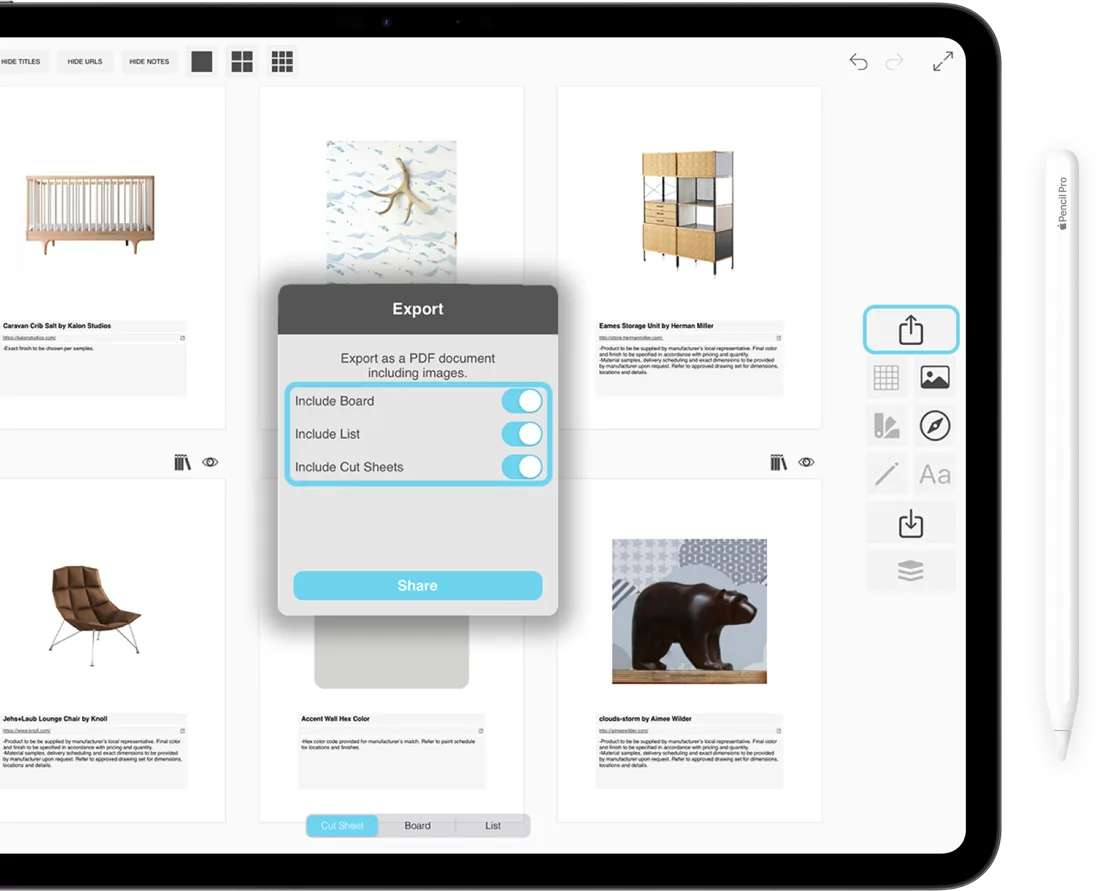 Morpholio Board: Sharable PDF Design Packages